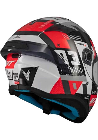 MT Helmets Targo S Sergio Garcia B5 Kapalı Kask