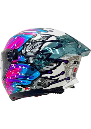 Sway Kapalı Kask Sw 865 Butterfly