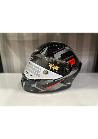 Sway Kask Sway Sw 850 Black/whıte Full Face