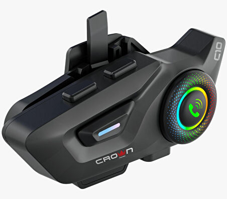 CROWN MICRO C10 MOTORSİKLET KASK BLUETOOTH İNTERKOM SETİ