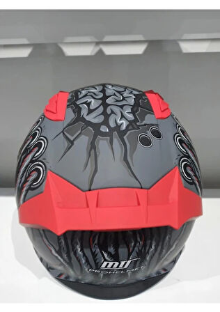 MTS Kask Mts Pro 801 Dreaka Güneş Gözlüklü Antresit/kırmızı