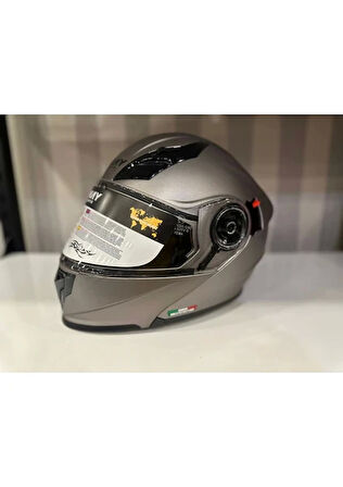 Sway Kask Sway 926 Mat Titanyum Çene Açılır