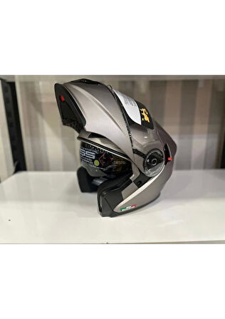 Sway Kask Sway 926 Mat Titanyum Çene Açılır