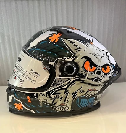 KASK MT BRAKER SV THE KING A7 PARLAK MAVİ
