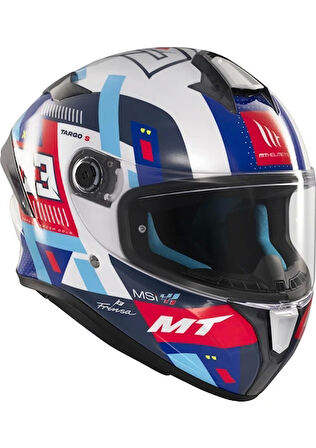Mt Helmets Kask mt Helmets Targo S D7 Mavi Sergio Garcıa