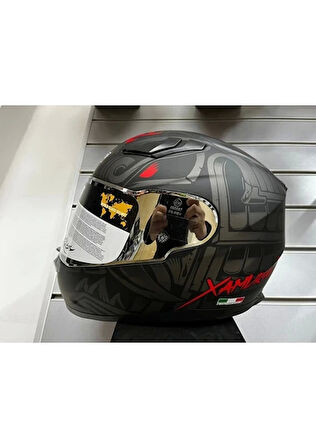 Sway Kask 816 Xamurai Mat Siyah/gri Full Face