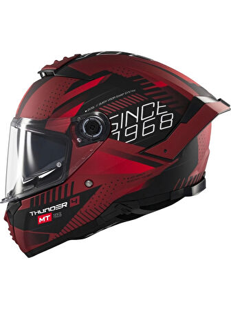 Mt Helmets Kask mt Thunder 4 Sv Luminence D5 Mat Kırmızı