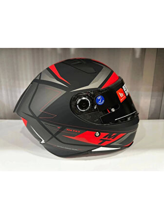 Mt Helmets Kask mt Revenge 2 S Hatax B5 Mat Kırmızı