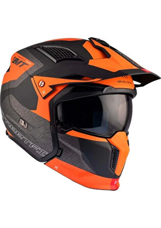 Mt Helmets Streetfighter Sv S Totem B4 Mat Turuncu