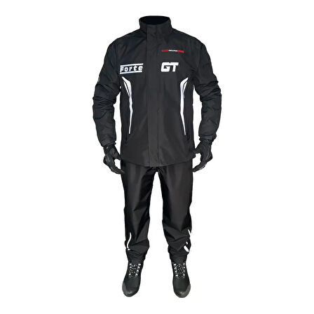FORTE GT 2001140 Siyah Yağmurluk Takım