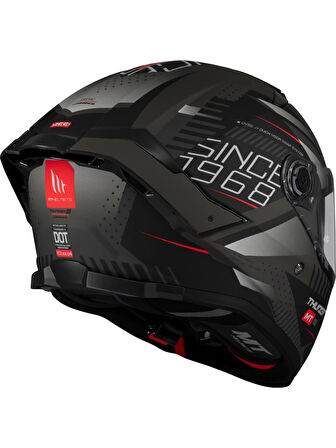 Mt Helmets Kask mt Thunder 4 Sv Luminence D1 Mat Gri/siyah