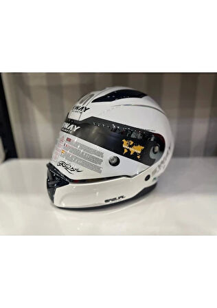 Sway Kask Sway Sw 850 Whıte/silver Full Face