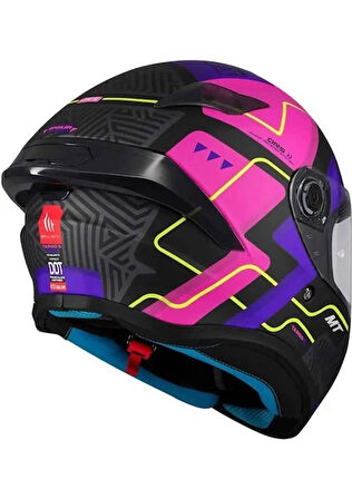 MT Helmets Targo S Brik C8 Kapalı Kask