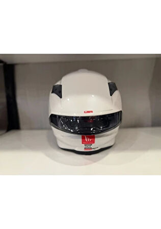Mt Helmets Kask mt Helmets Targo S Solid Parlak Beyaz