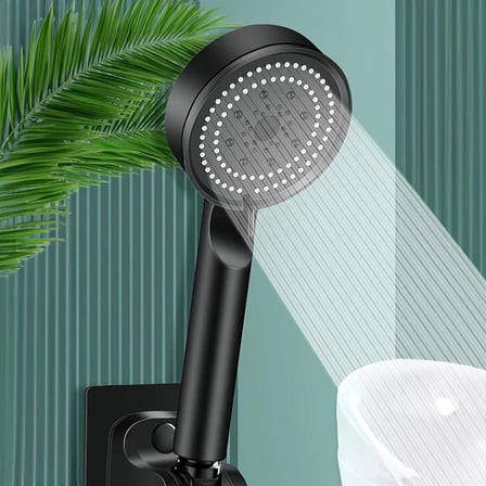 Turbo Pervaneli 5 Fonksiyonlu Duş Başlığı Duş Hortumu 150 Cm Ve Mafsal Set
