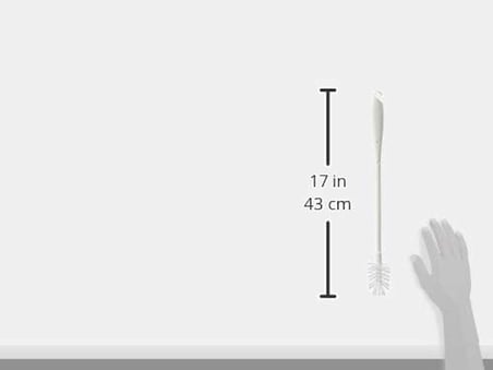 403.850.67 şişe fırçası MEDELVAG ekstra uzun, dar şişeler için de, 43 cm