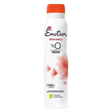 5 Adet Emotion Deodorant Sprey Romance