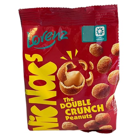 4 Adet Lorenz Nic Nac's Çıtır Kaplamalı Kavrulmuş Yer Fıstığı 125g