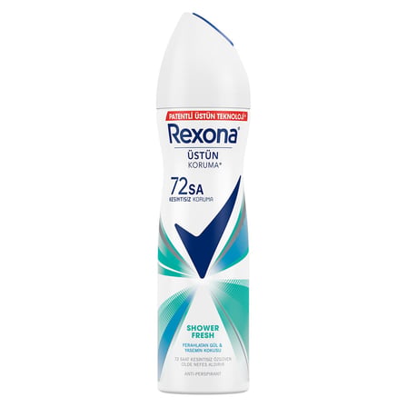 3 Adet Rexona Shower Fresh Kadın Deodorant Yasemin 150Ml