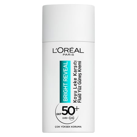 5 Adet L'oréal Paris Bright Reveal Fluid Yüz Güneş Kremi 50 Ml