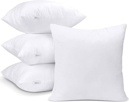 Vionel Home Premium Kare Kırlent İç Yastık 1.Kalite Elyaf Dolgulu Oyuncu Koltuk Yastığı (4, 30x50)