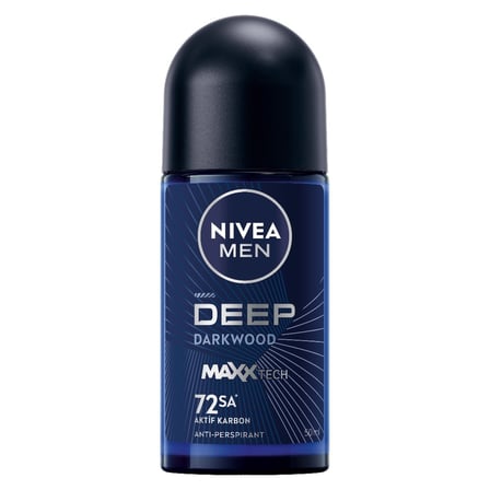 5 Adet Nivea Men Erkek Roll-On Deodorant Deep Dimension 50 Ml