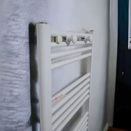 Havlupan Rayları İçin Havlu ve Bornoz Askısı Beyaz