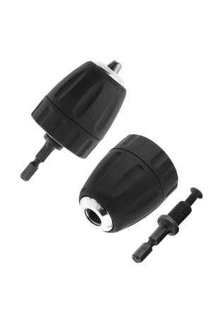 Depolife Şarjlı Vidama Matkap Için 1/4 Hex Adaptörlü Mandren 10Mm 3/8 Mm Otomatik Anahtarsız Süpra Mandren