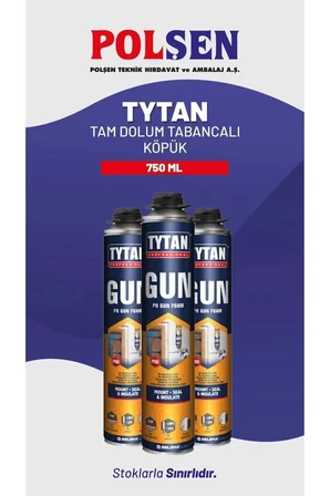 Tytan Tabancalı Köpük 750 ml Koli (12 ADET)