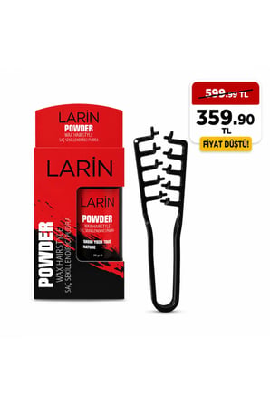 (2 ÜRÜN) Mucizevi Saç Tarağı + Toz Wax Saç Pudrası KIRMIZI (20GR)