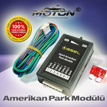 Ayarlı Amerikan Park Modülü - Tüm Araçlar İçin 12V Arıza Işığı Yakmayan Yeni Nesil