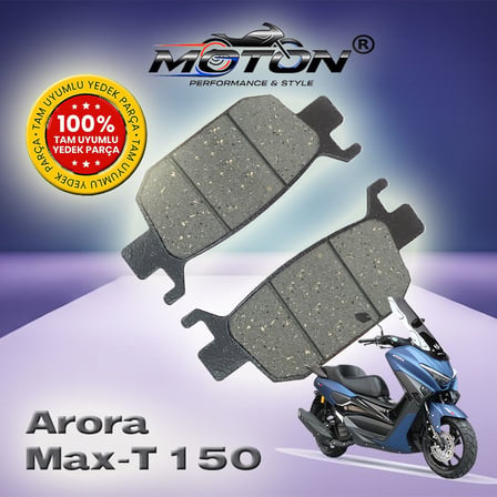 Arora Max-T 150 %100 Uyumlu, Yüksek Kaliteli Arka Disk Fren Balatası