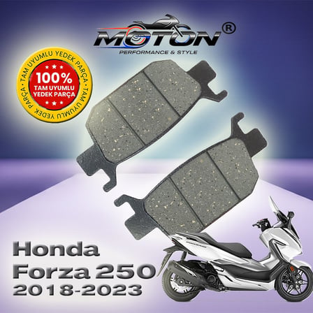Honda Forza 250 2018-2023 %100 Uyumlu, Yüksek Kaliteli Arka Disk Fren Balatası