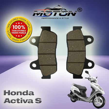 Honda Activa S Uyumlu, Yüksek Kaliteli Ön Disk Fren Balatası