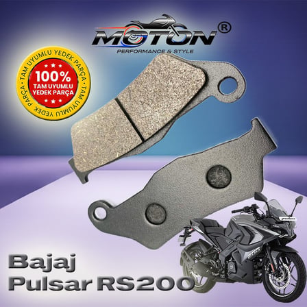 Bajaj Pulsar RS200 %100 Uyumlu, Yüksek Kaliteli Ön Disk Fren Balatası