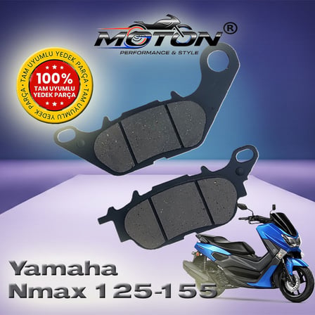 Yamaha Nmax 125 - 155 Uyumlu, Yüksek Kaliteli Arka Disk Fren Balatası