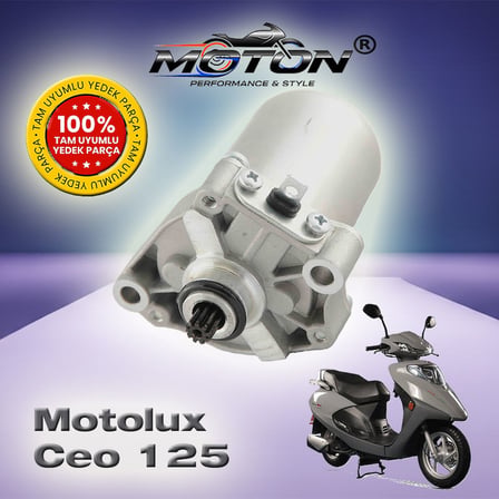 Motolux Ceo 125 Uyumlu Marş Motoru A Kalite
