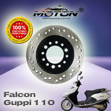 Falcon Guppi 110 Tam Uyumlu Yüksek Kaliteli Ön Fren Diski