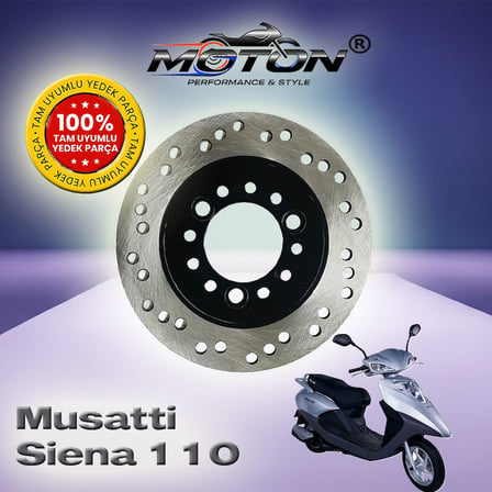 Musatti Siena 110 Tam Uyumlu Yüksek Kaliteli Ön Fren Diski