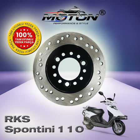 RKS Spontini 110 Tam Uyumlu Yüksek Kaliteli Ön Fren Diski