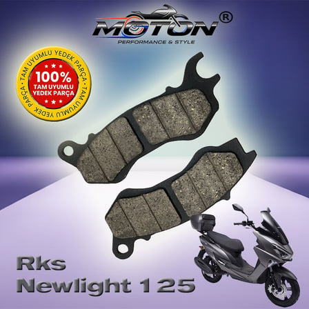 Rks Newlight 125 Ön Disk Fren Balatası - A Kalite Dayanıklı Performans Balatası