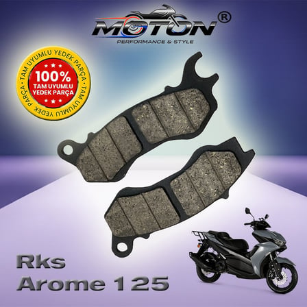 Rks Arome 125 Ön Disk Fren Balatası - A Kalite Dayanıklı Performans Balatası