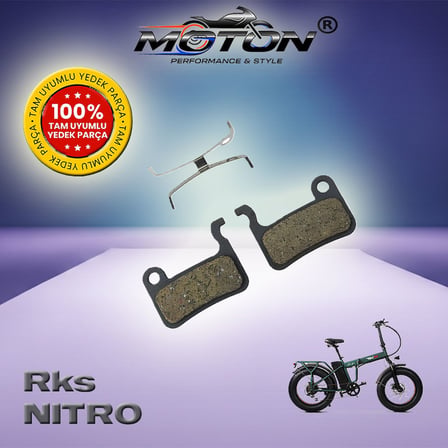 Rks NITRO Elektrikli Bisiklet Disk Fren Balatası