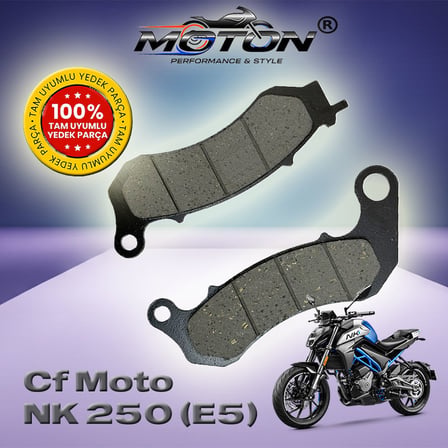 CF MOTO NK 250 Ön Fren Balatası Euro 5 (E5) Uyumlu - Yüksek Performans Disk Balatası