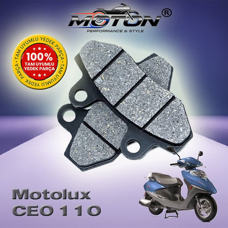 Motolux CEO 110 Arka Disk Fren Balatası - Yüksek Performanslı Disk Balata