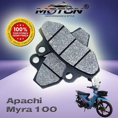 Apachi Myra 100 Ön Disk Fren Balatası - Yüksek Performanslı Disk Balata