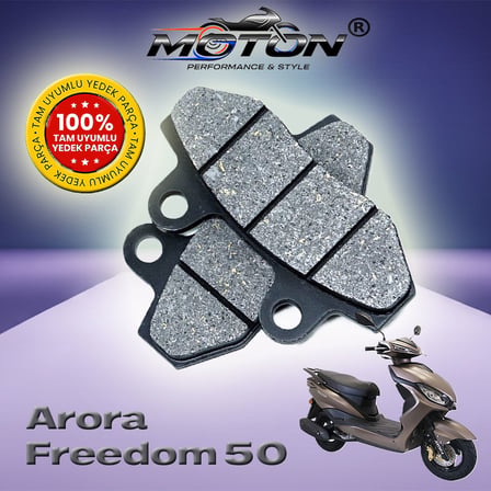 Arora Freedom 50 Ön Disk Fren Balatası - Yüksek Performanslı Disk Balata