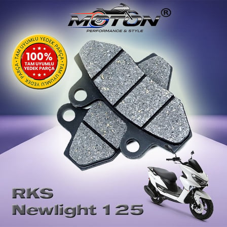 RKS Newlight 125 Arka Disk Fren Balatası - Yüksek Performanslı Disk Balata