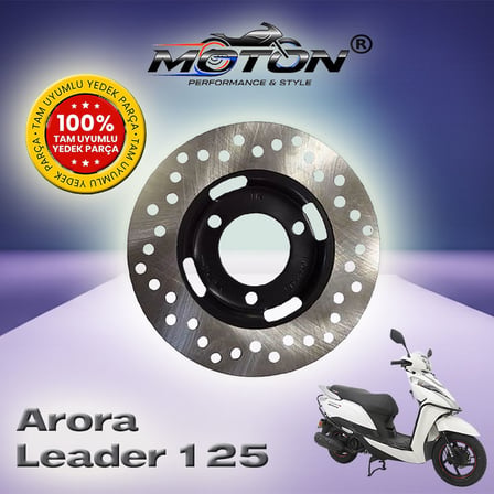 Arora Leader 125 Arka Fren Diski Çanaklı Model (180x48x3.5 mm)