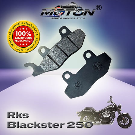 Rks Blackster 250 %100 Uyumlu, Yüksek Kaliteli Ön Disk Fren Balatası